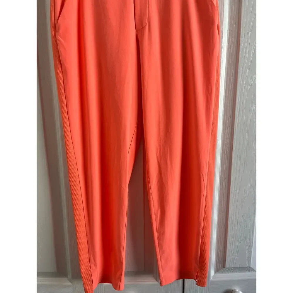 Athleta Brooklyn Ankle Pant in the color Sunset Glow Size 6P - Picture 4 of 16